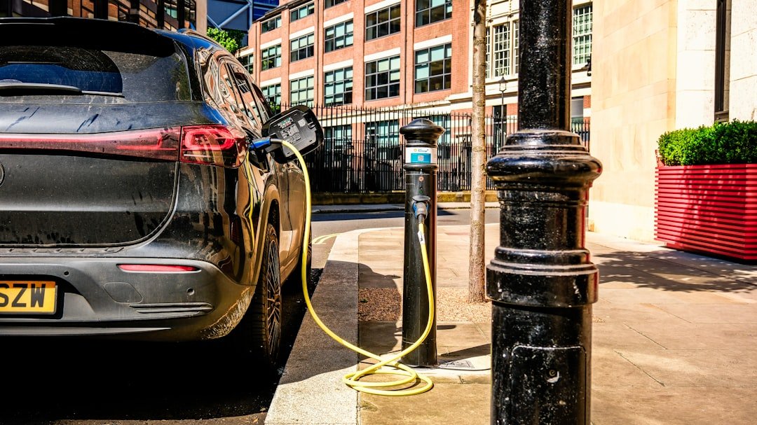 electric car city street charging