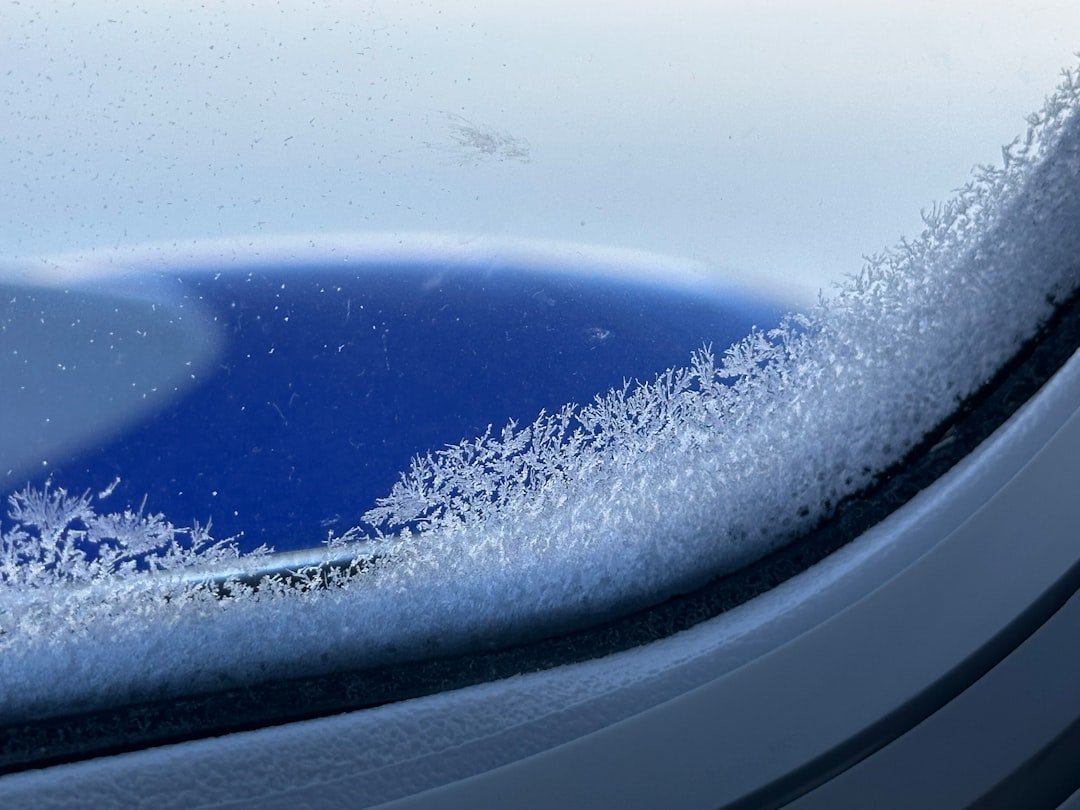 car windshield frost ice snow