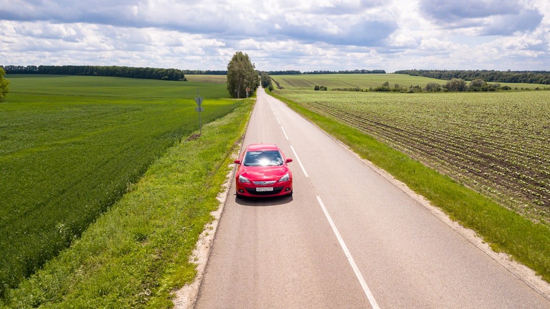 fuel efficient hybrid car road