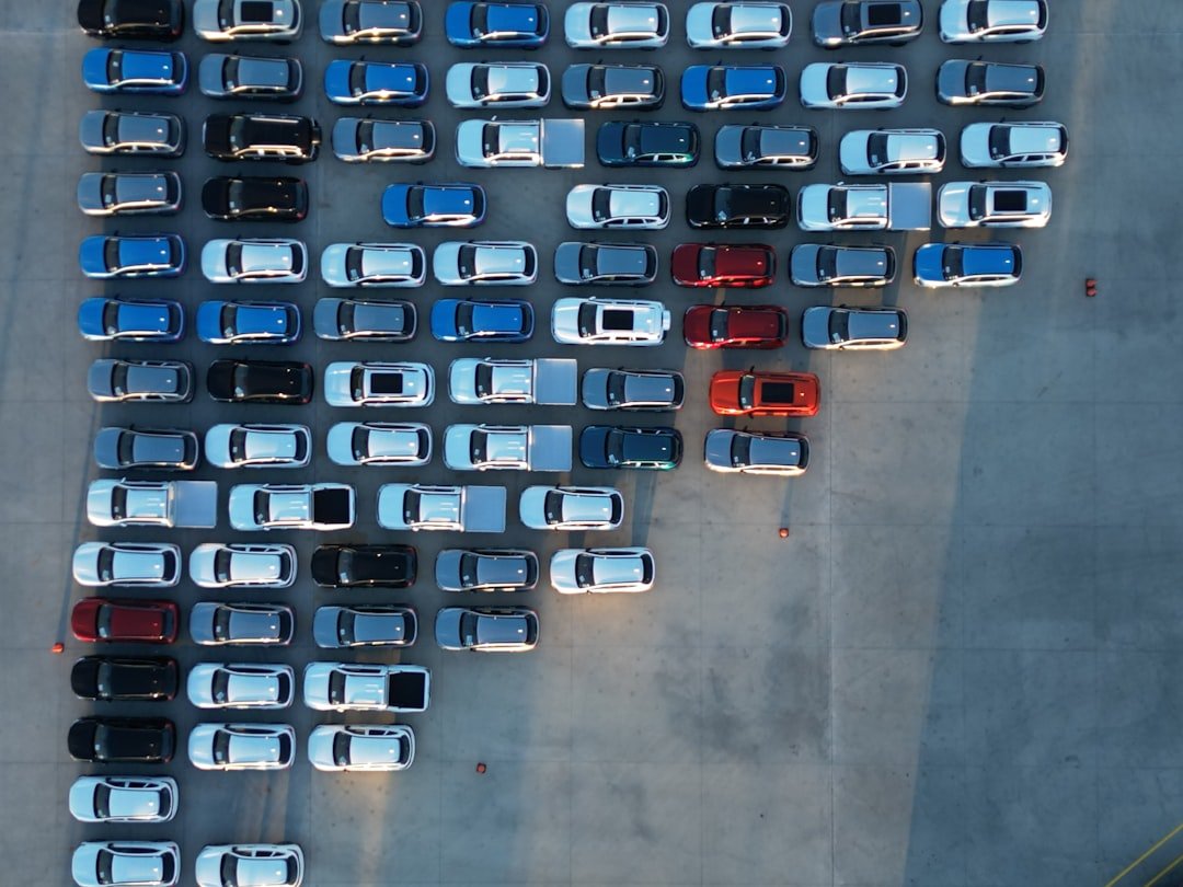 car dealership lot