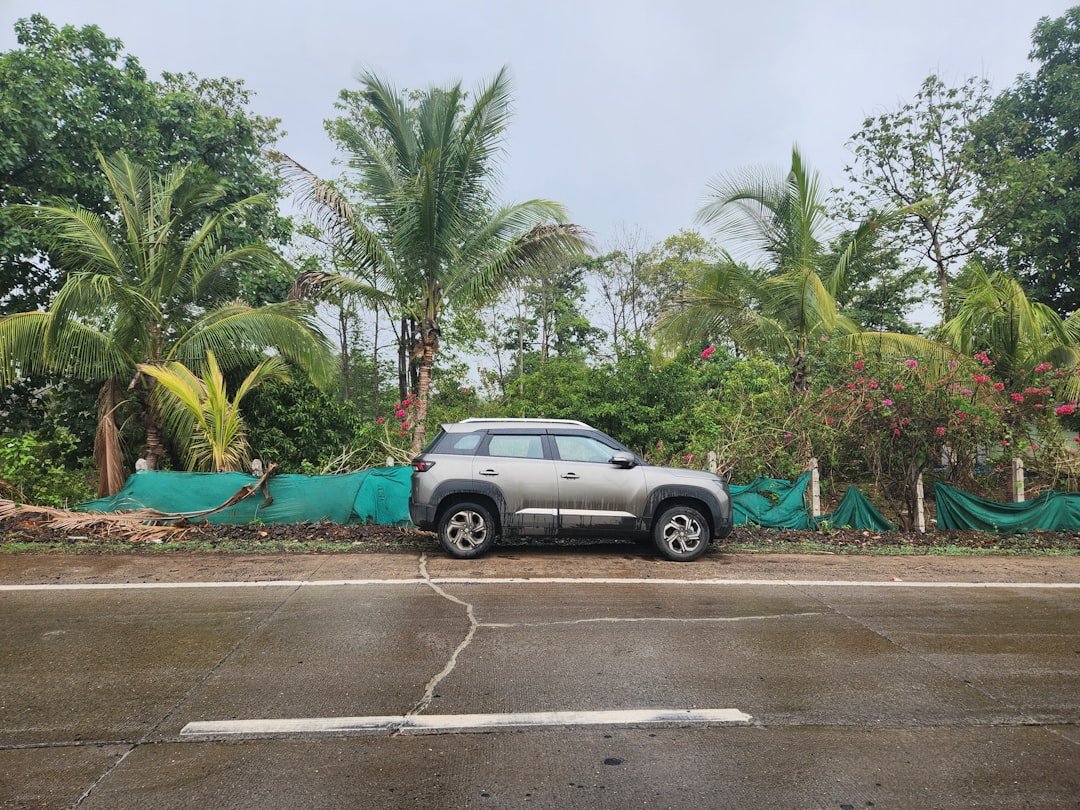 compact SUV on road