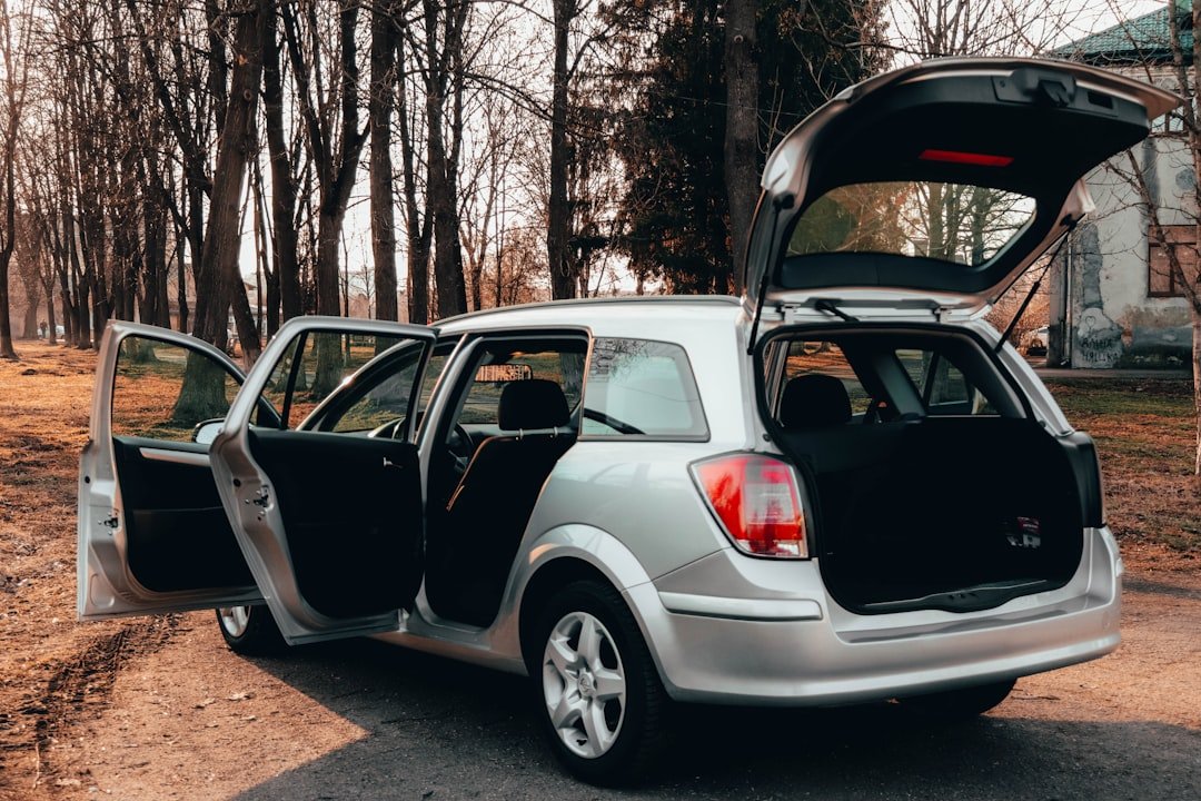 wagon car cargo space open
