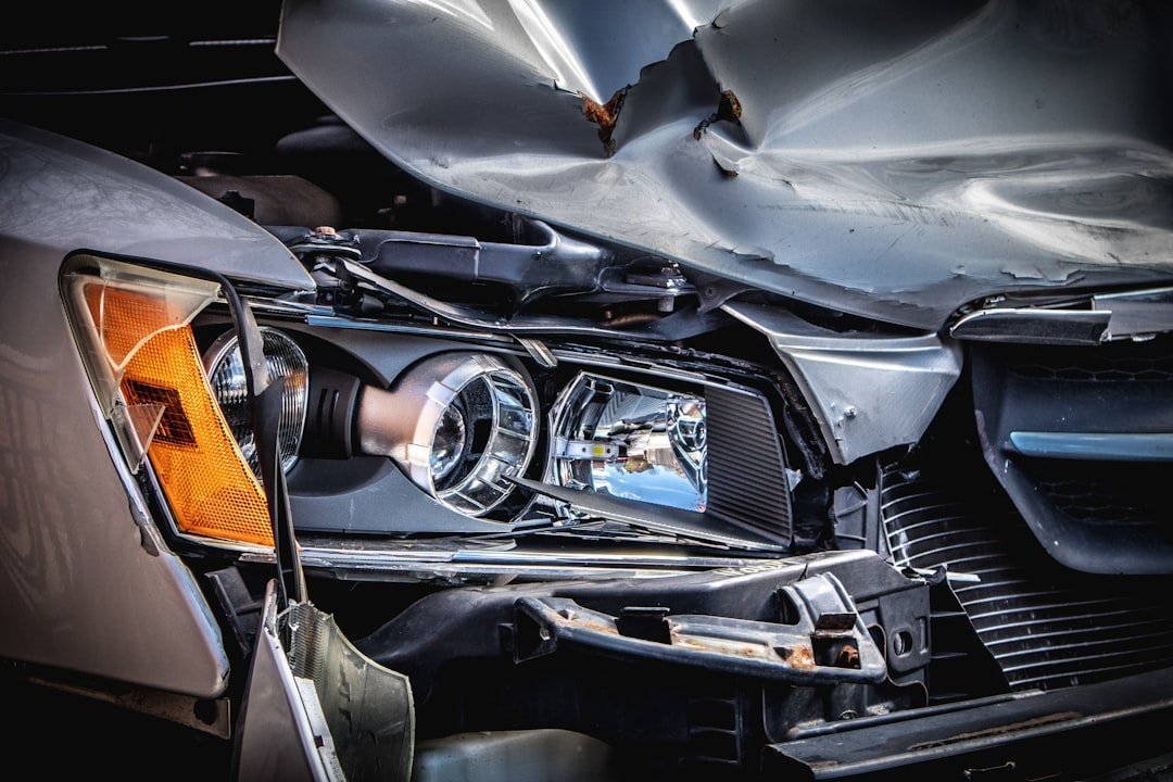 damaged car inspection