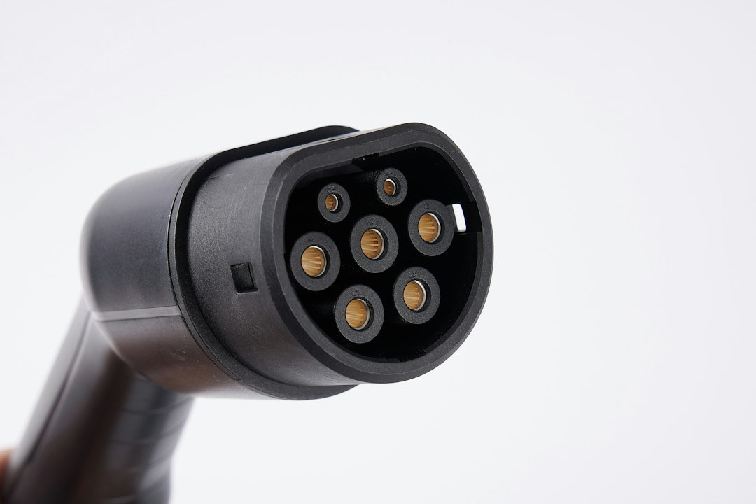 EV charging cable connector