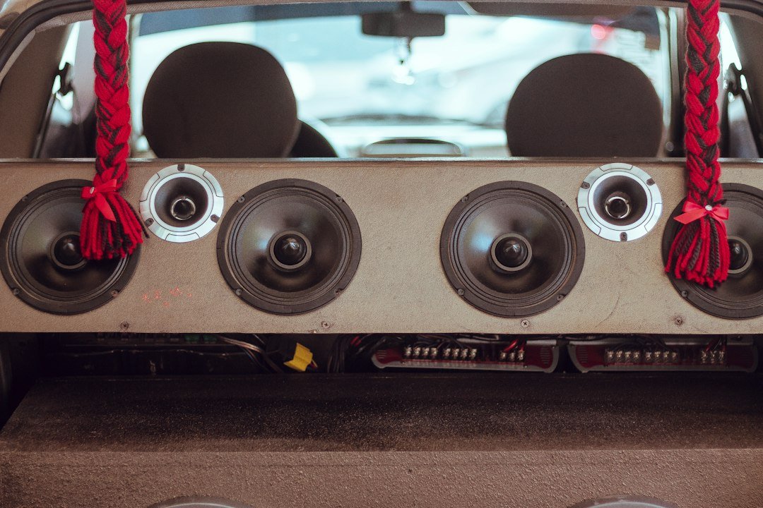 Car subwoofer speaker installation