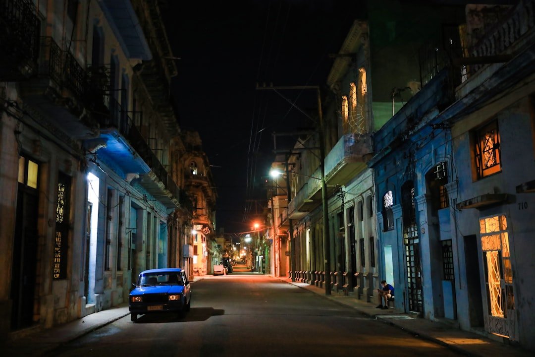 car parked street night monitoring