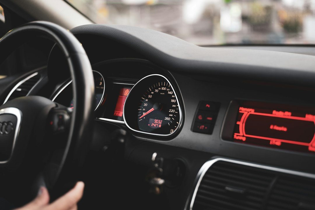 sedan car interior dashboard