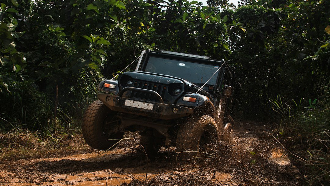 off-road vehicles mud trail