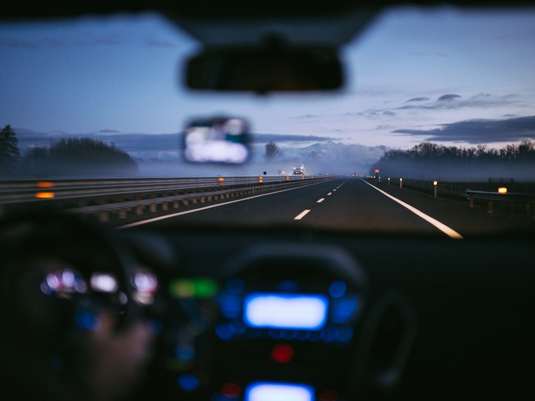 highway driving modern dashboard
