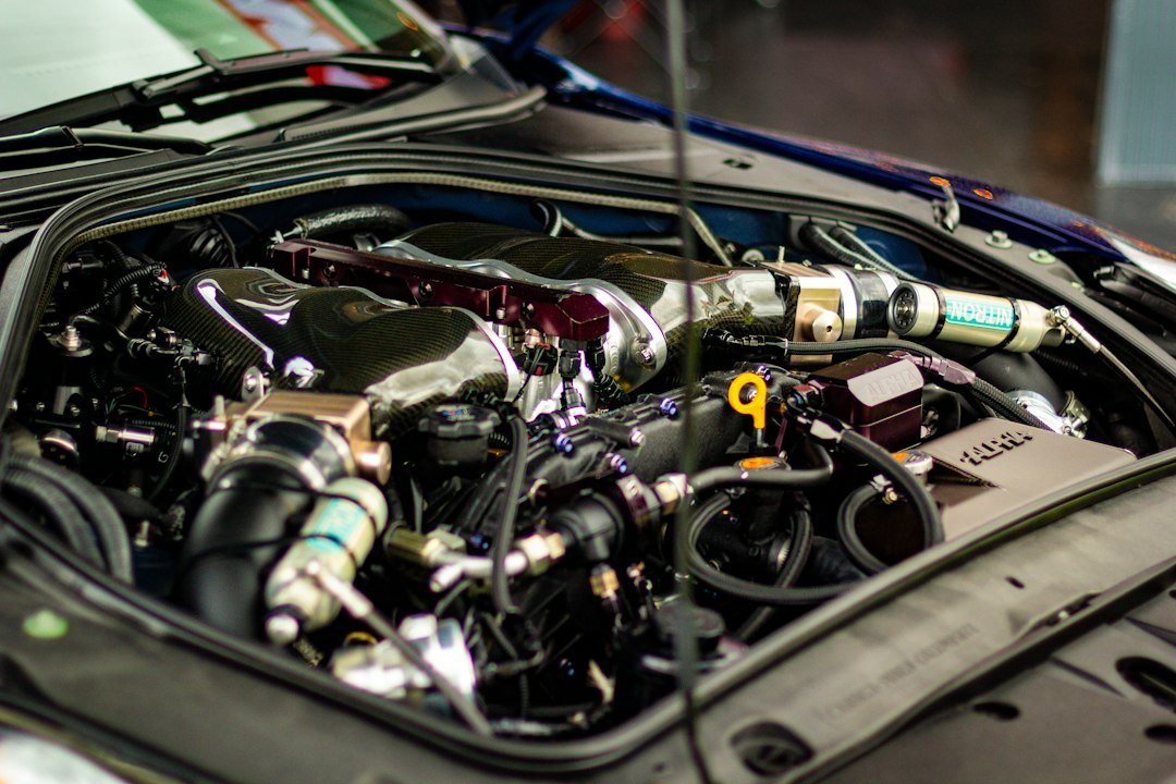 car engine bay