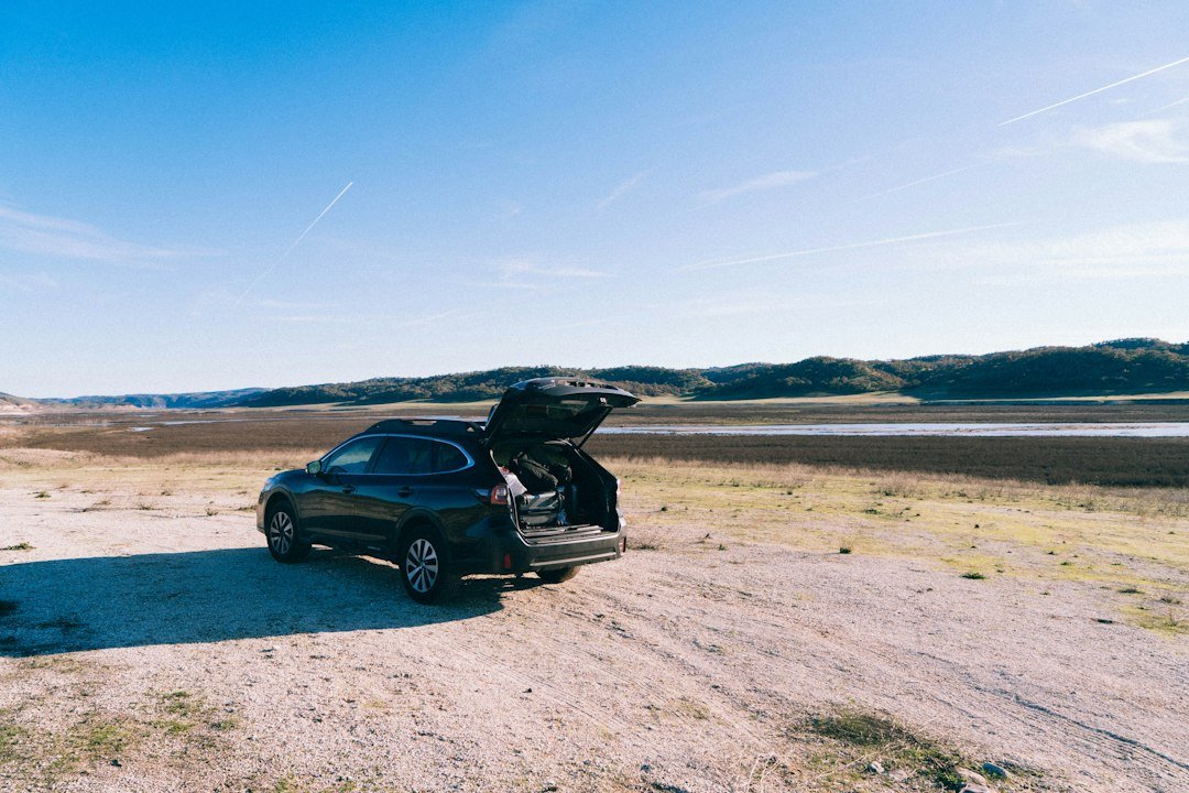 electric SUV cargo trunk open