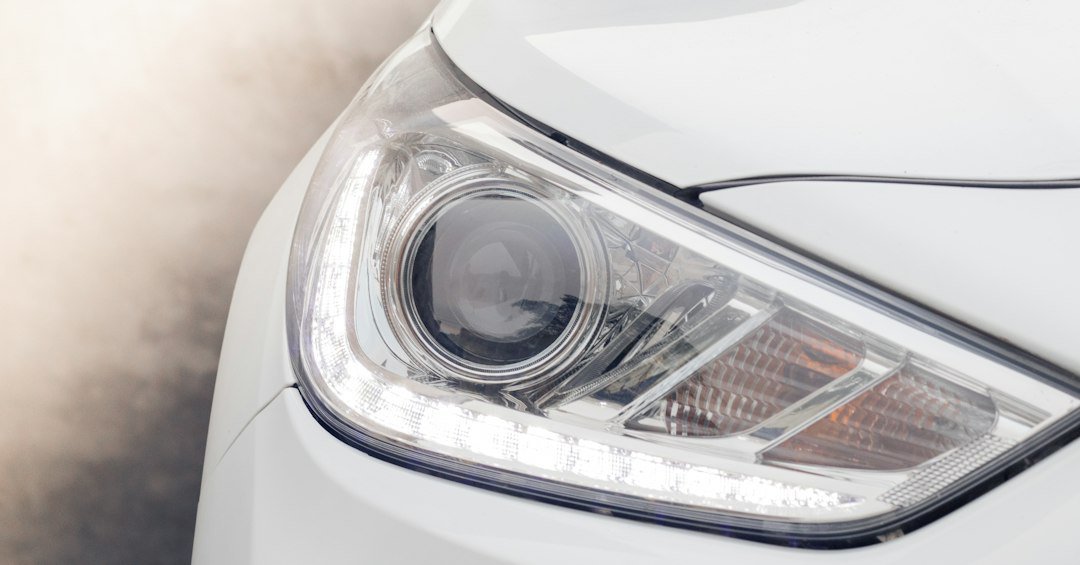 LED headlight beam