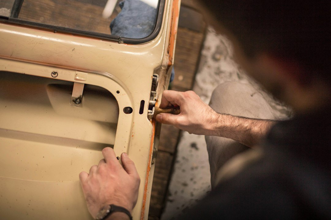 car door lock mechanism