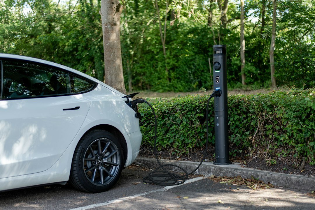 modern electric car charging